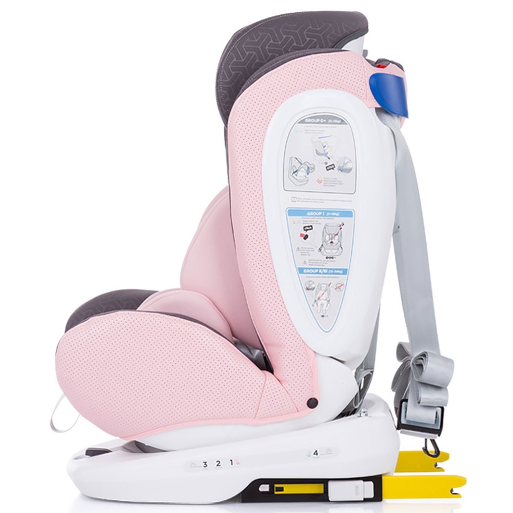 Scaun auto Chipolino Tourneo 0-36 kg baby pink cu sistem Isofix image 6
