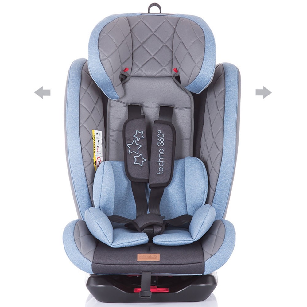 Scaun auto Chipolino Techno 0-36 kg blue cu sistem Isofix image 2