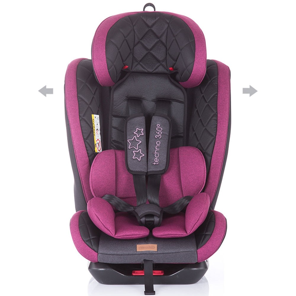 Scaun auto Chipolino Techno 0-36 kg orchid cu sistem Isofix image 2
