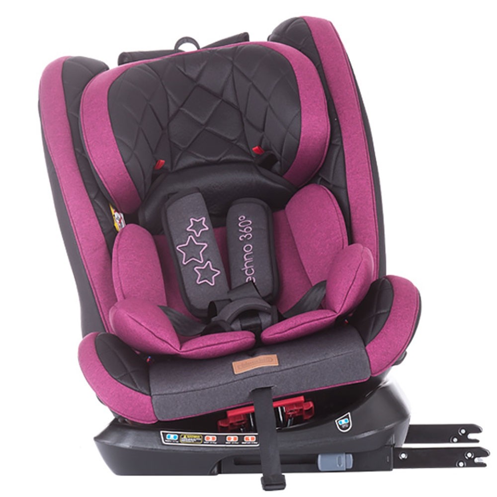 Scaun auto Chipolino Techno 0-36 kg orchid cu sistem Isofix image 6