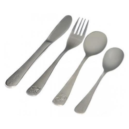 Set 4 tacamuri de inox pentru copii REER 2304