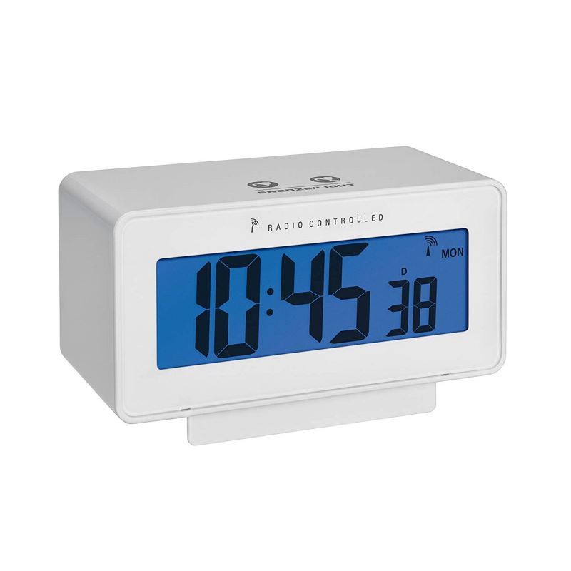 Termometru si higrometru cu ceas si ecran LCD iluminat TFA 60.2544.02 image 1