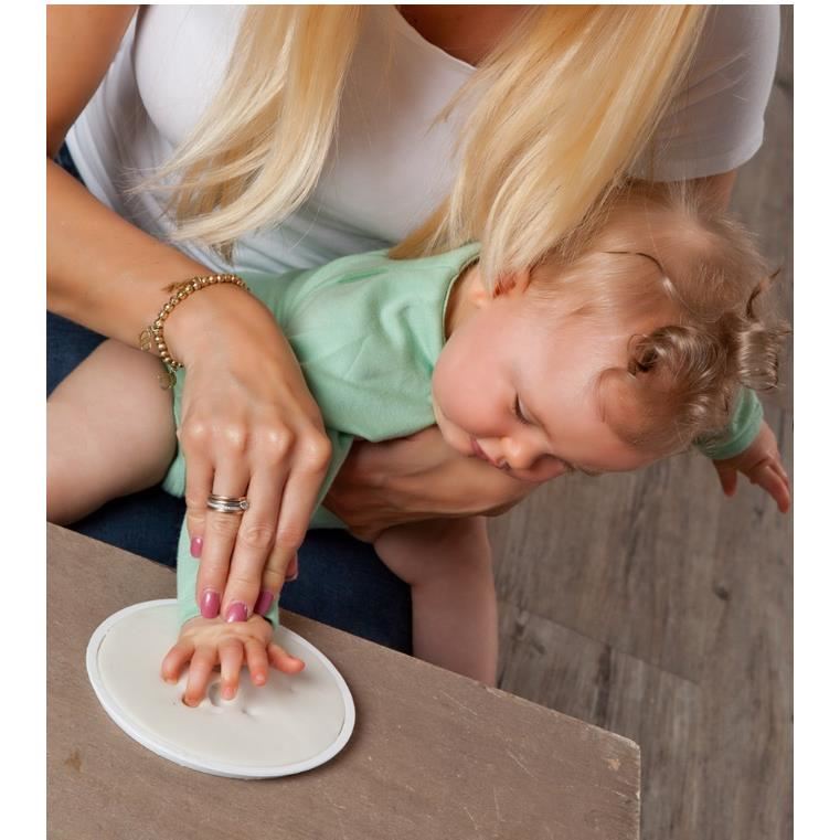 Kit dublu mulaj organic pentru amprenta mana si picior bebelusi Grunspecht 679-00 image 1