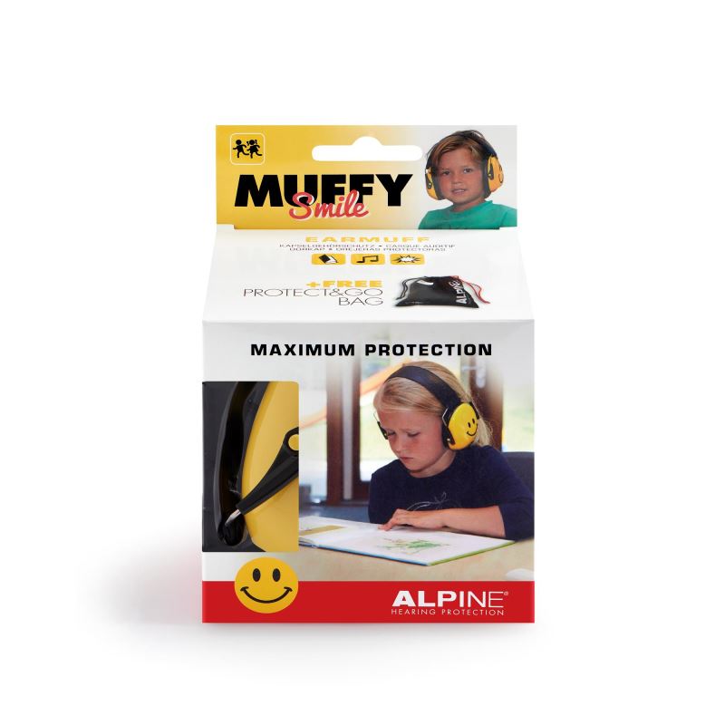 Casti antifonice pentru copii ALPINE Muffy Smile ALP24203