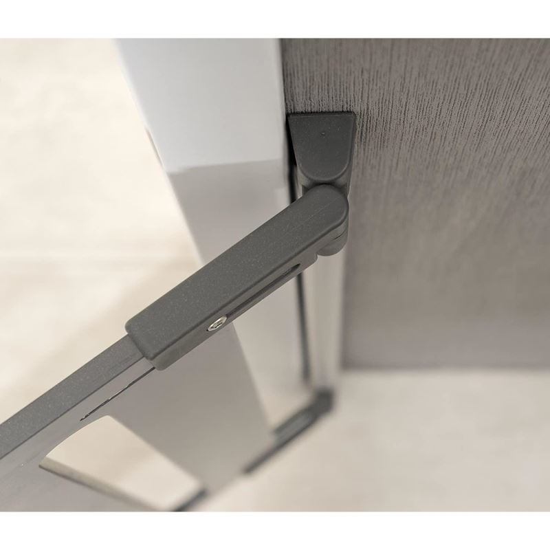 Sistem de instalare rapida EasyFix pentru porti de siguranta extensibile DesignLine, aluminiu, Reer 46051 image 2