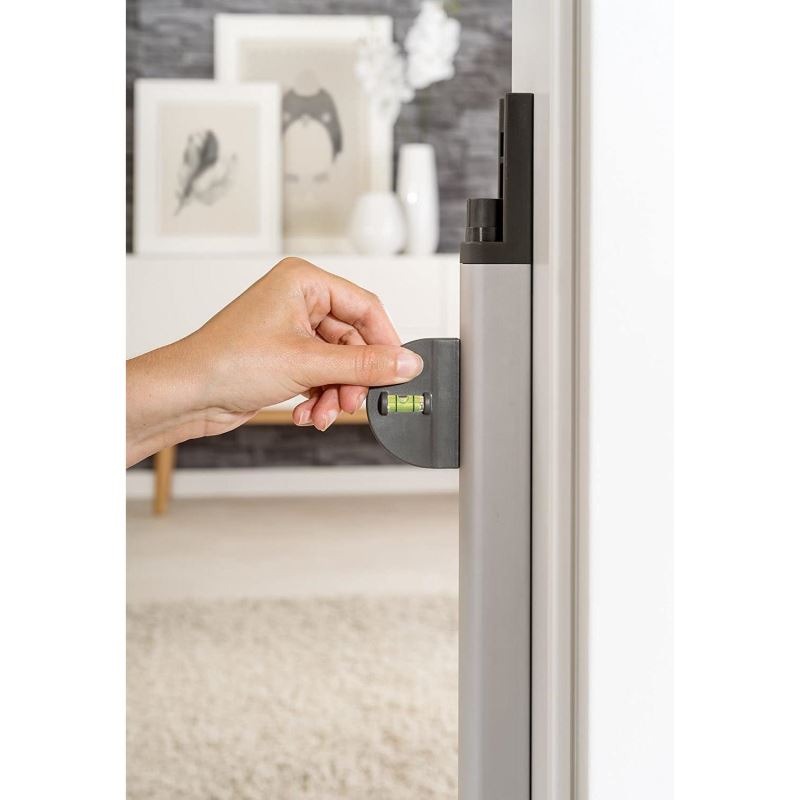 Sistem de instalare rapida EasyFix pentru porti de siguranta extensibile DesignLine, aluminiu, Reer 46051 image 3