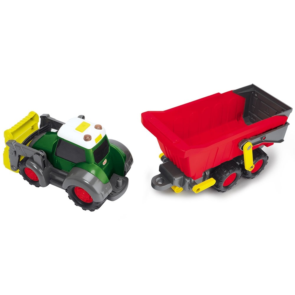 Tractor Dickie Toys Happy Farm cu remorca image 3
