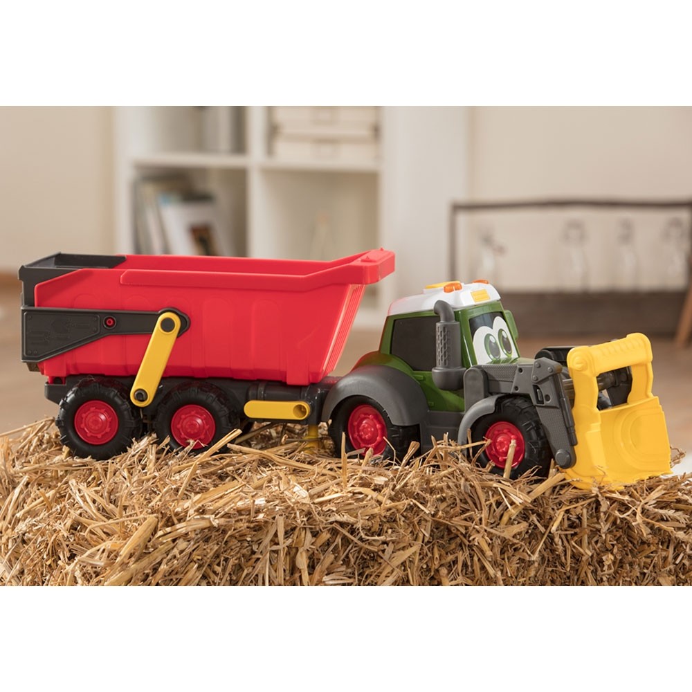 Tractor Dickie Toys Happy Farm cu remorca image 12