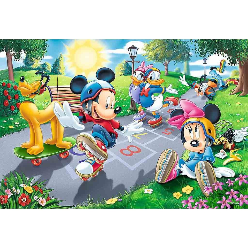 Puzzle Trefl Disney Mickey Mouse, Joaca pe role 100 piese image 2