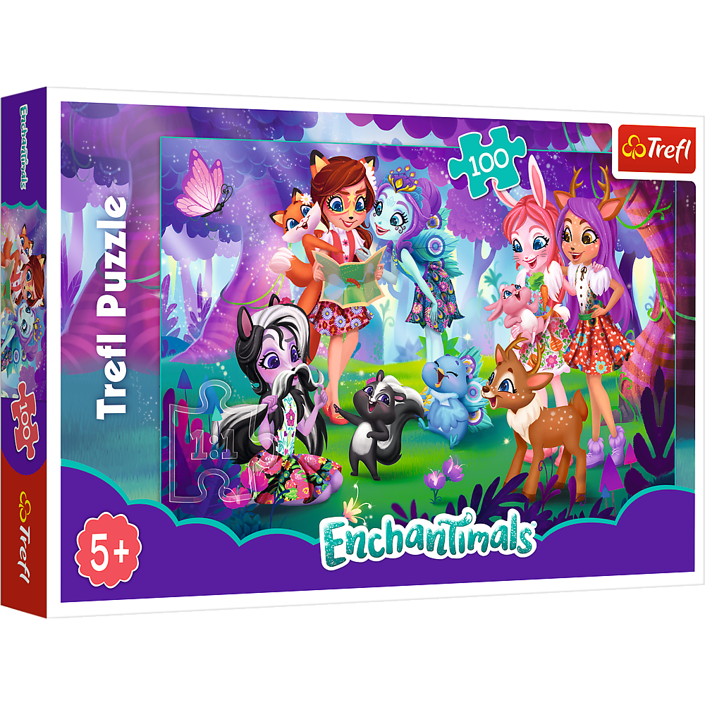 Puzzle Trefl Enchantimals, Distractie cu prietenii 100 piese