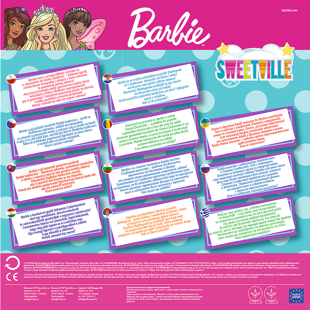 Joc Trefl Barbie, Sweetville image 2