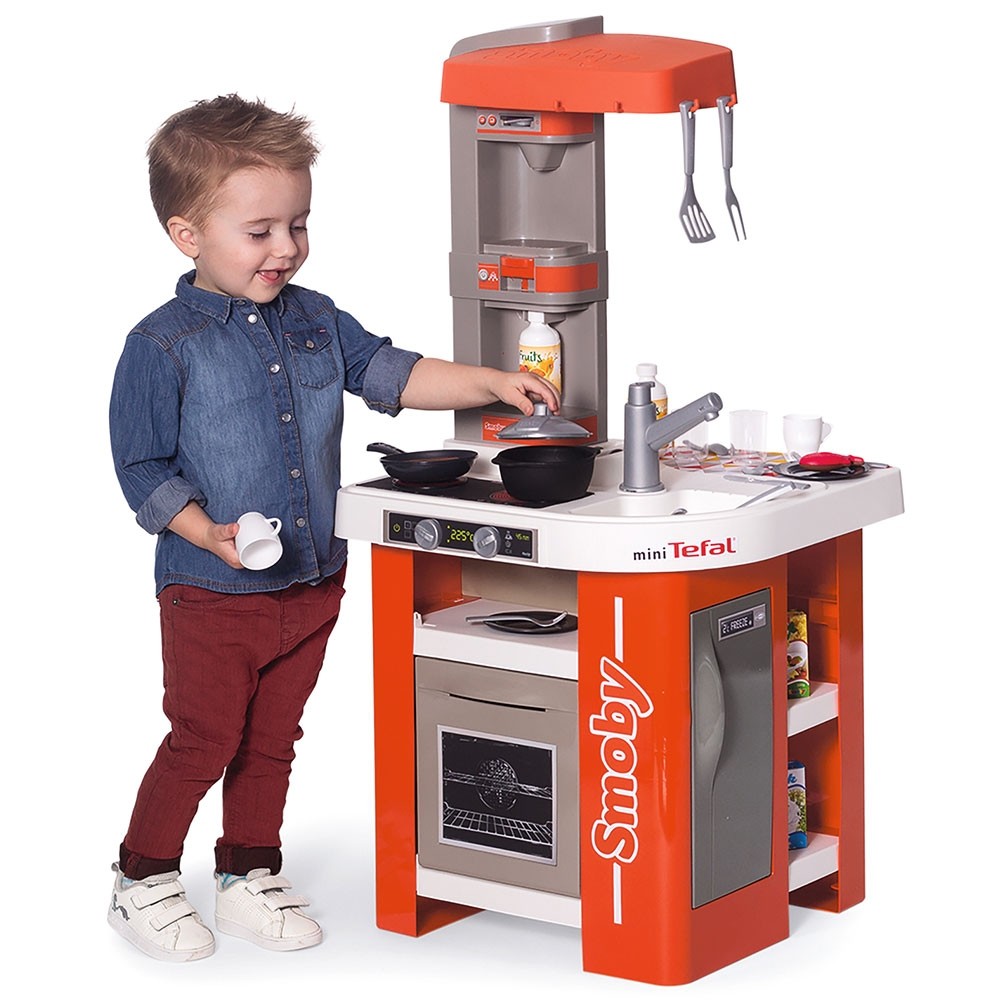 Bucatarie Smoby Mini Tefal Studio rosu image 1