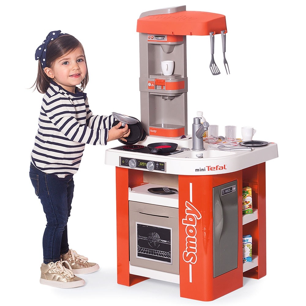 Bucatarie Smoby Mini Tefal Studio rosu image 2