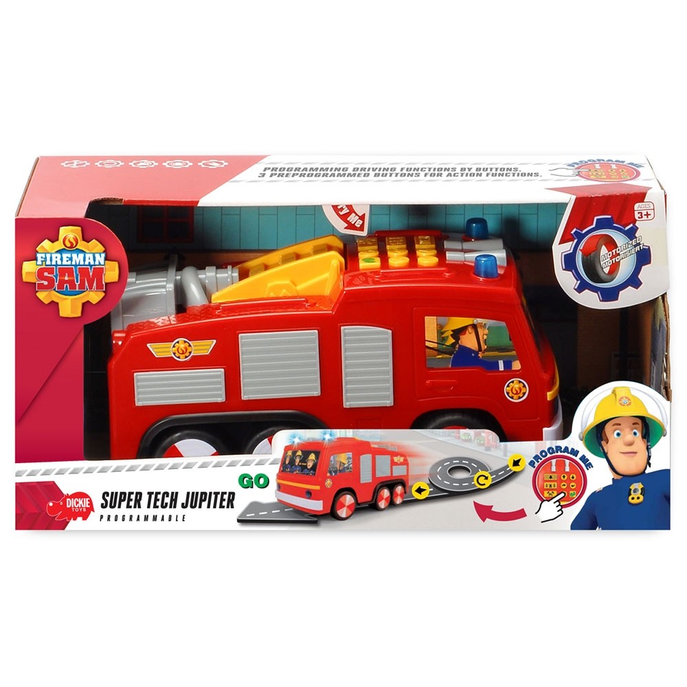 Masina de pompieri Dickie Toys Fireman Sam Super Tech Jupiter image 4