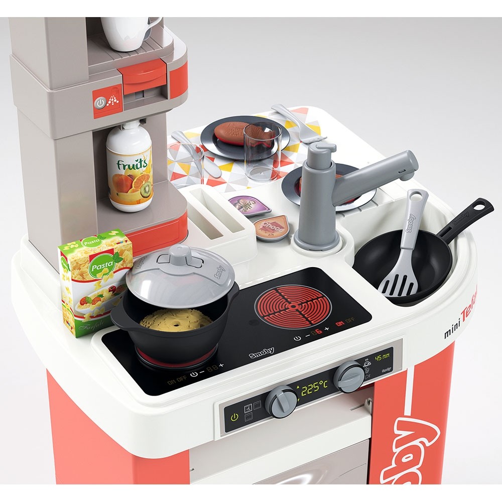 Bucatarie Smoby Mini Tefal Studio rosu image 8