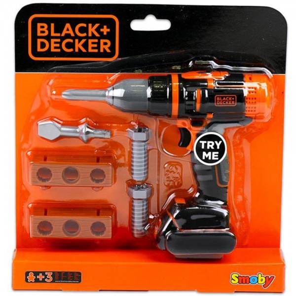 Jucarie Smoby Bormasina mecanica Black & Decker image 1