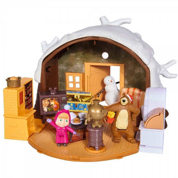 Jucarie Simba Masha and the Bear Winter Bear`s House