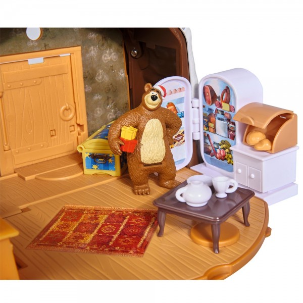 Jucarie Simba Masha and the Bear Winter Bear`s House image 2