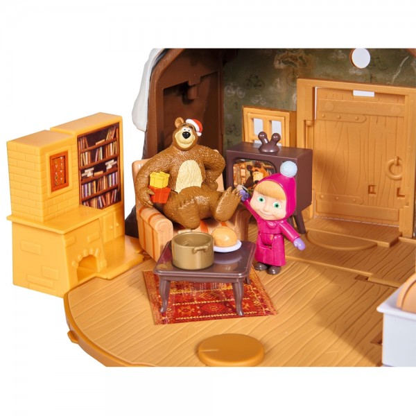 Jucarie Simba Masha and the Bear Winter Bear`s House image 3