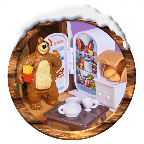 Jucarie Simba Masha and the Bear Winter Bear`s House image 4