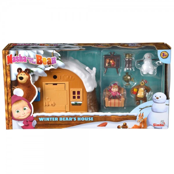 Jucarie Simba Masha and the Bear Winter Bear`s House image 6