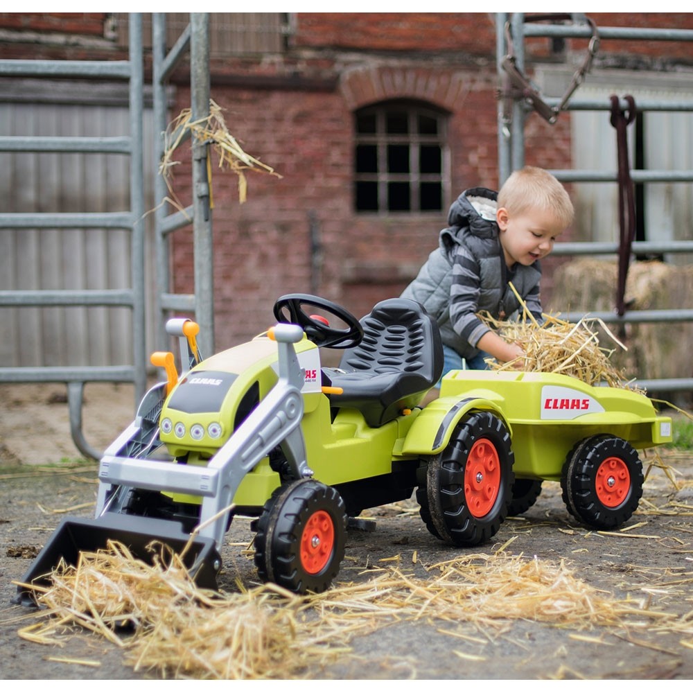 Tractor cu pedale si remorca Big Claas Celtis Loader image 2