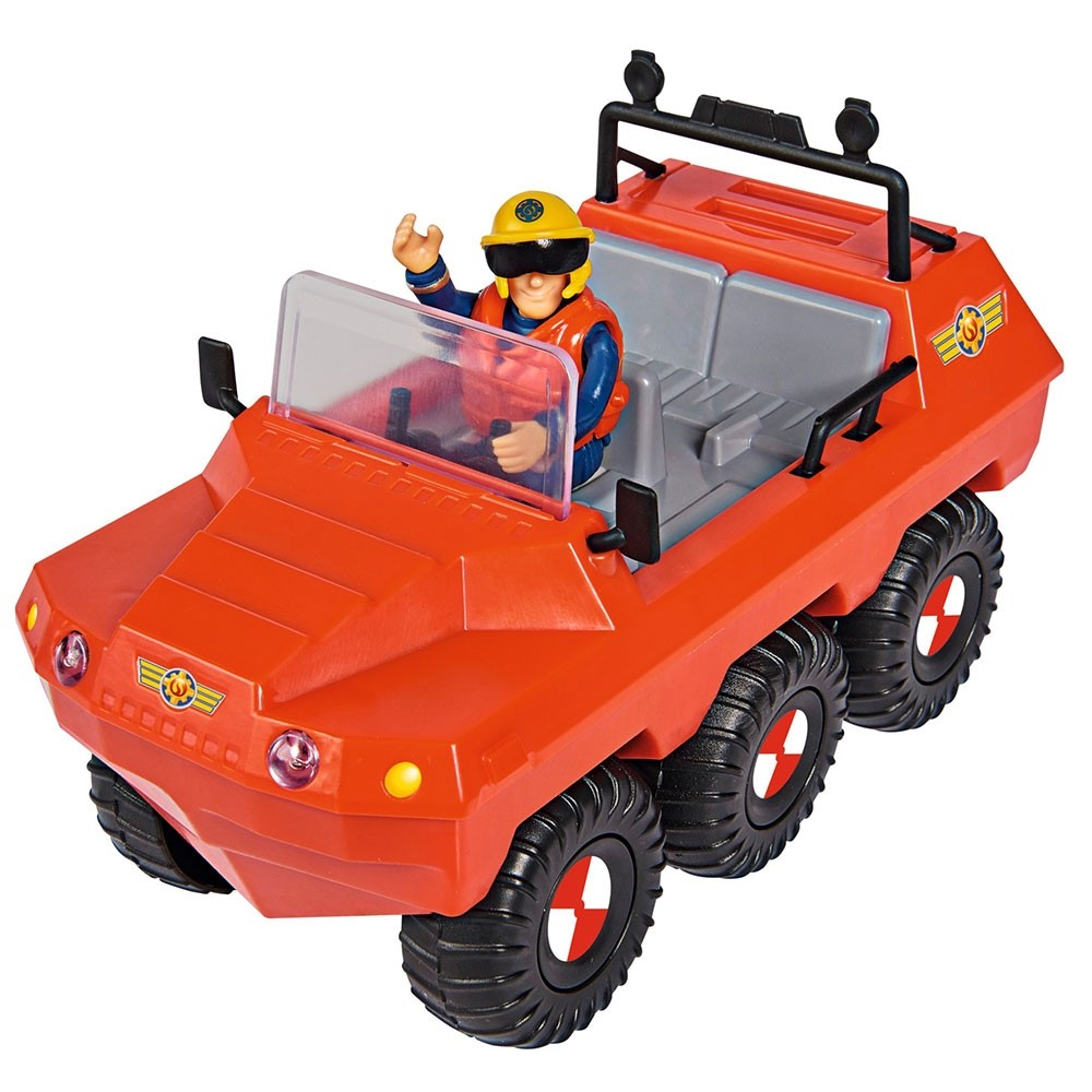 Masina de pompieri Simba Fireman Sam, Sam Hydrus cu figurina si accesorii image 3