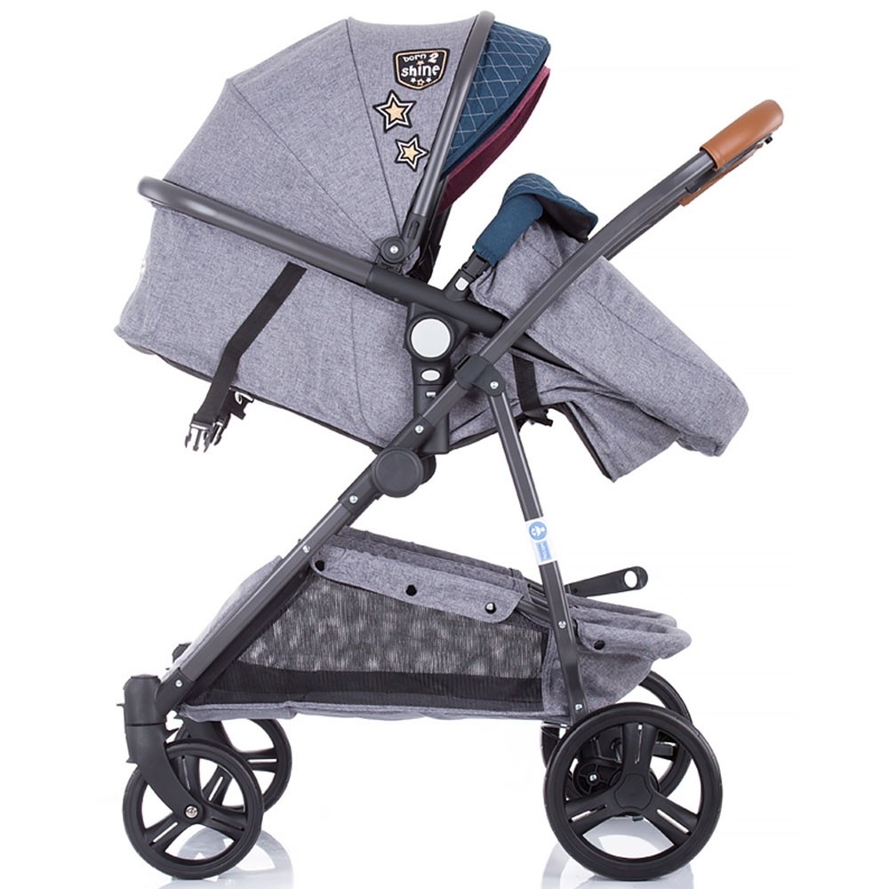 Carucior gemeni Chipolino Duo Smart boy girl linen image 3