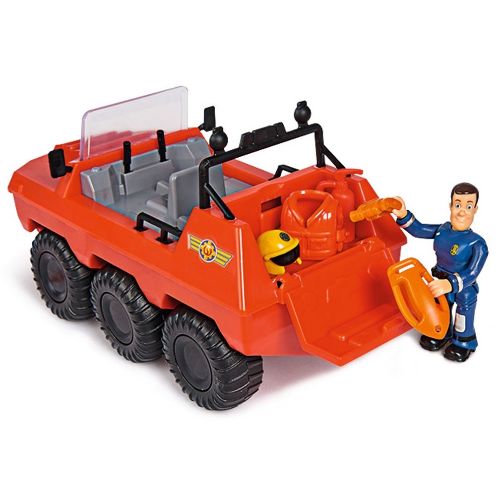 Masina de pompieri Simba Fireman Sam, Sam Hydrus cu figurina si accesorii image 4