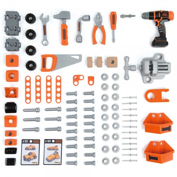 Atelier Smoby Black & Decker Bricolo Ultimate cu accesorii image 1