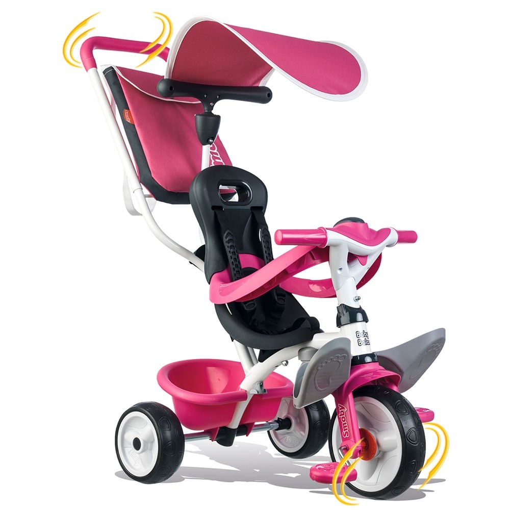 Tricicleta Smoby Baby Balade pink image 1