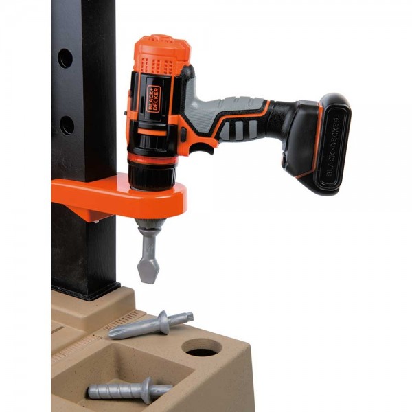 Atelier Smoby Black & Decker Bricolo Ultimate cu accesorii image 4