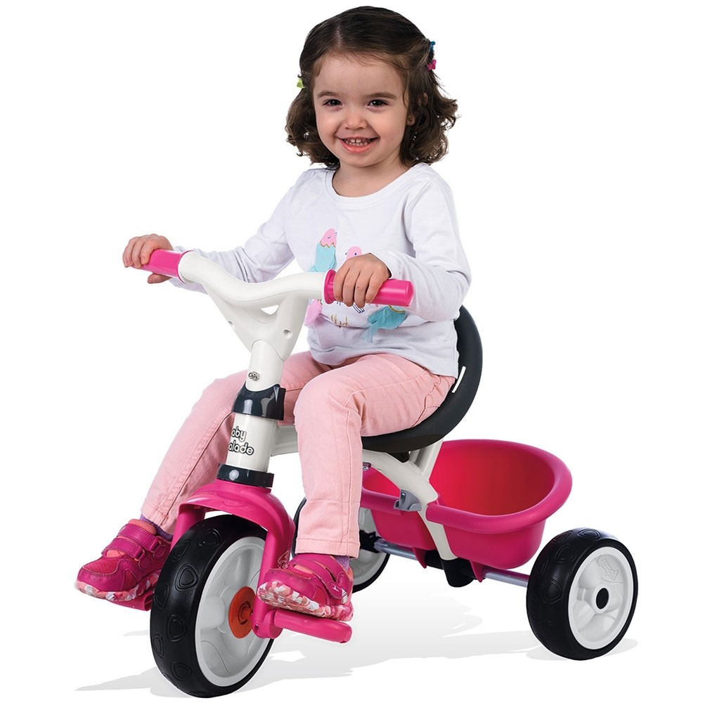 Tricicleta Smoby Baby Balade pink image 6