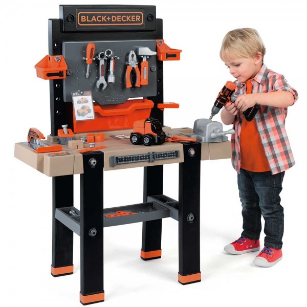 Atelier Smoby Black & Decker Bricolo Ultimate cu accesorii image 8