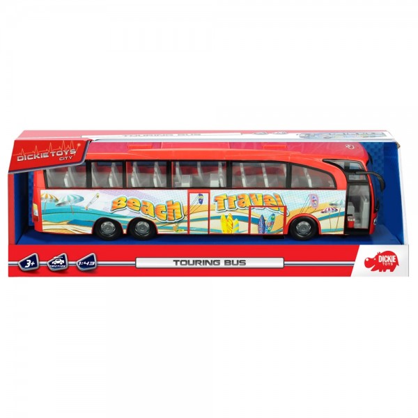Autobus Dickie Toys Touring Bus rosu image 3
