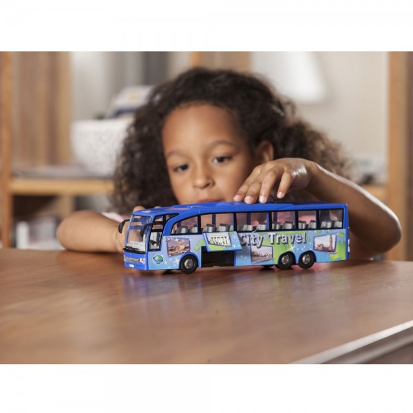 Autobus Dickie Toys Touring Bus albastru image 4