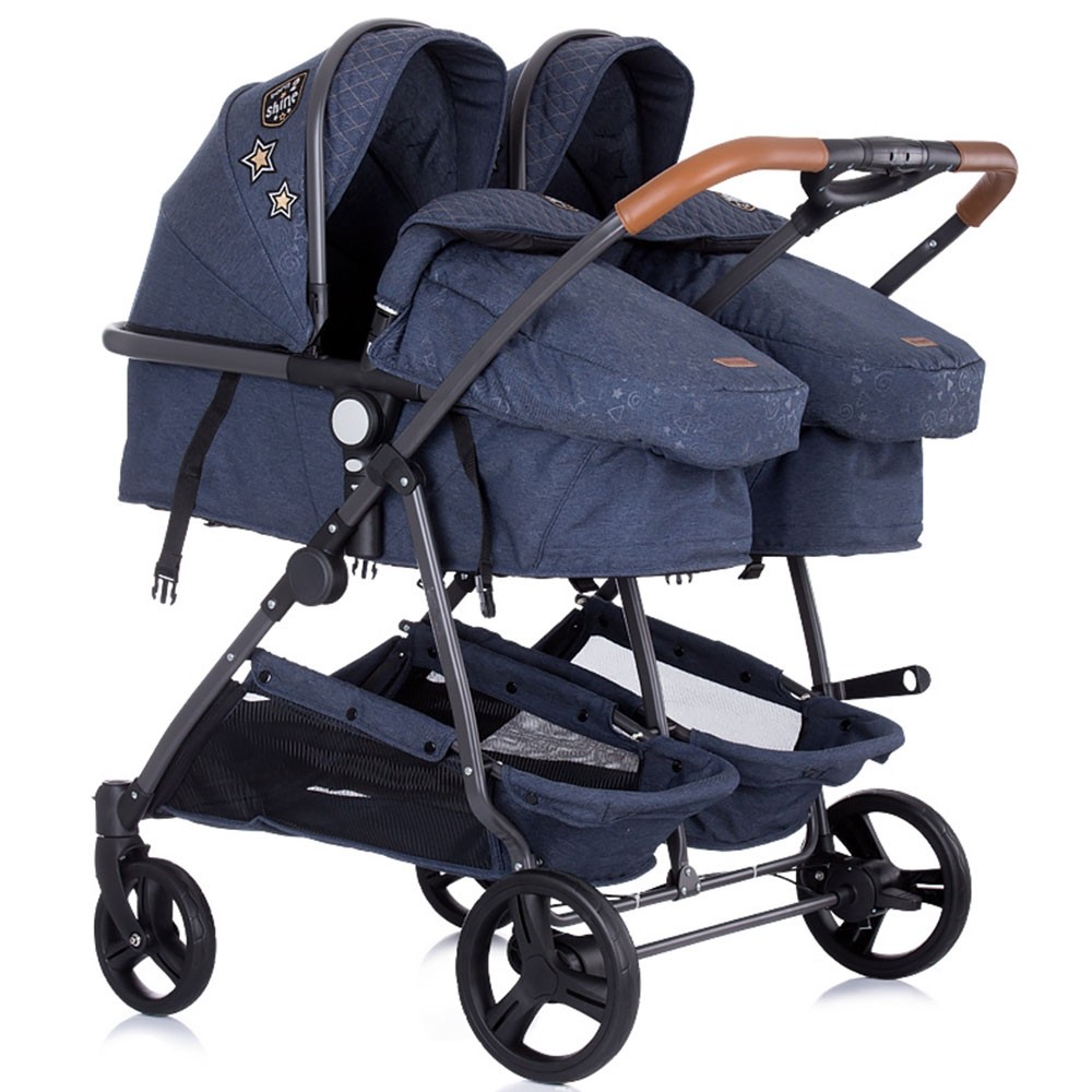 Carucior gemeni Chipolino Duo Smart denim image 15