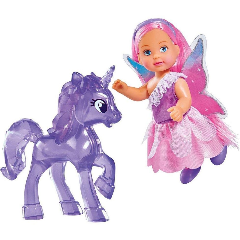 Papusa Simba Evi Love Unicor Friend 12 cm cu unicorn