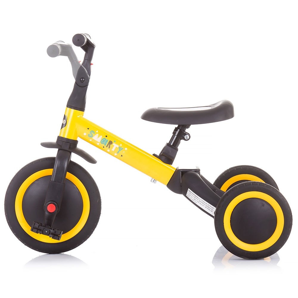 Tricicleta si bicicleta Chipolino Smarty 2 in 1 yellow image 1
