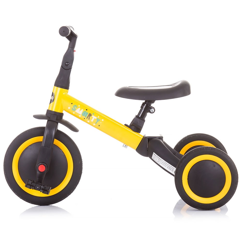 Tricicleta si bicicleta Chipolino Smarty 2 in 1 yellow image 2