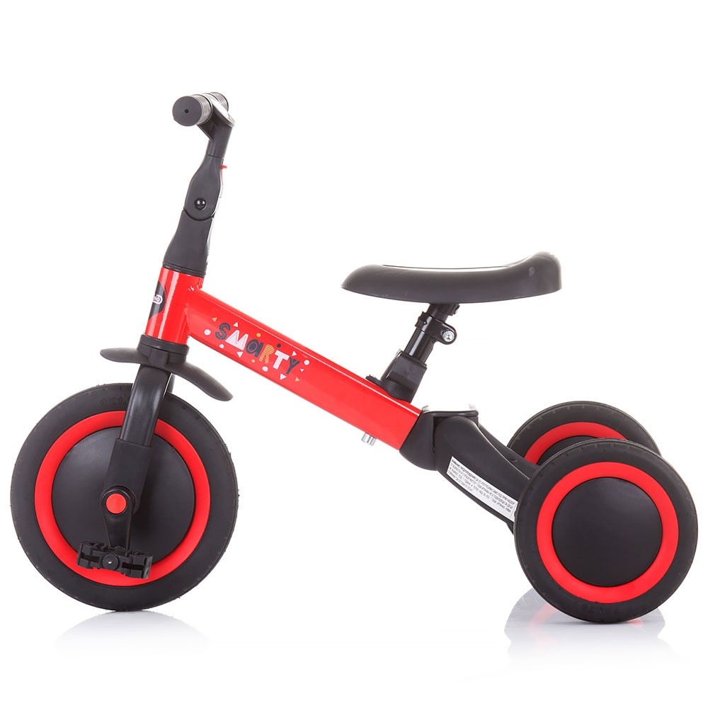Tricicleta si bicicleta Chipolino Smarty 2 in 1 red image 4