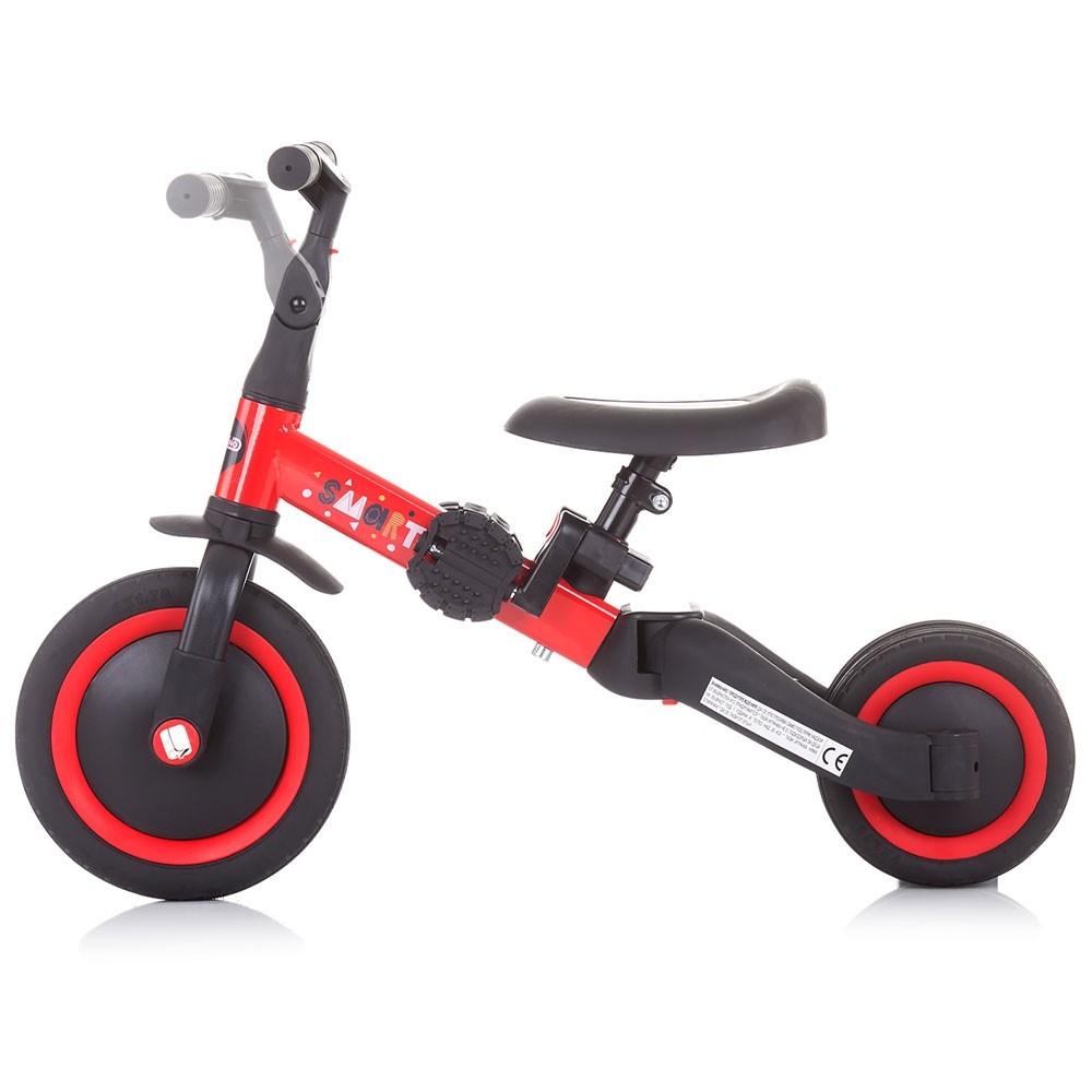 Tricicleta si bicicleta Chipolino Smarty 2 in 1 red image 5