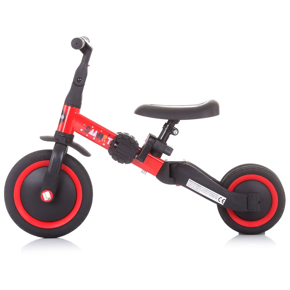 Tricicleta si bicicleta Chipolino Smarty 2 in 1 red image 6