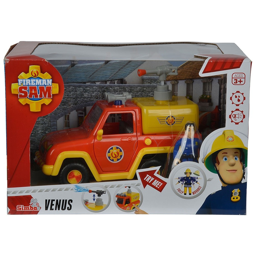 Masina de pompieri Simba Fireman Sam Venus cu figurina si accesorii image 8