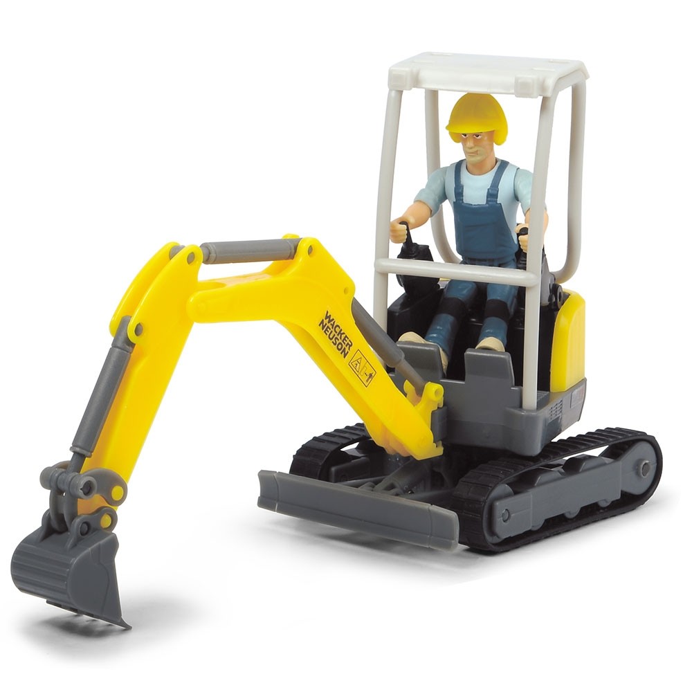 Excavator Dickie Toys Playlife Excavator Set cu figurina si accesorii image 1