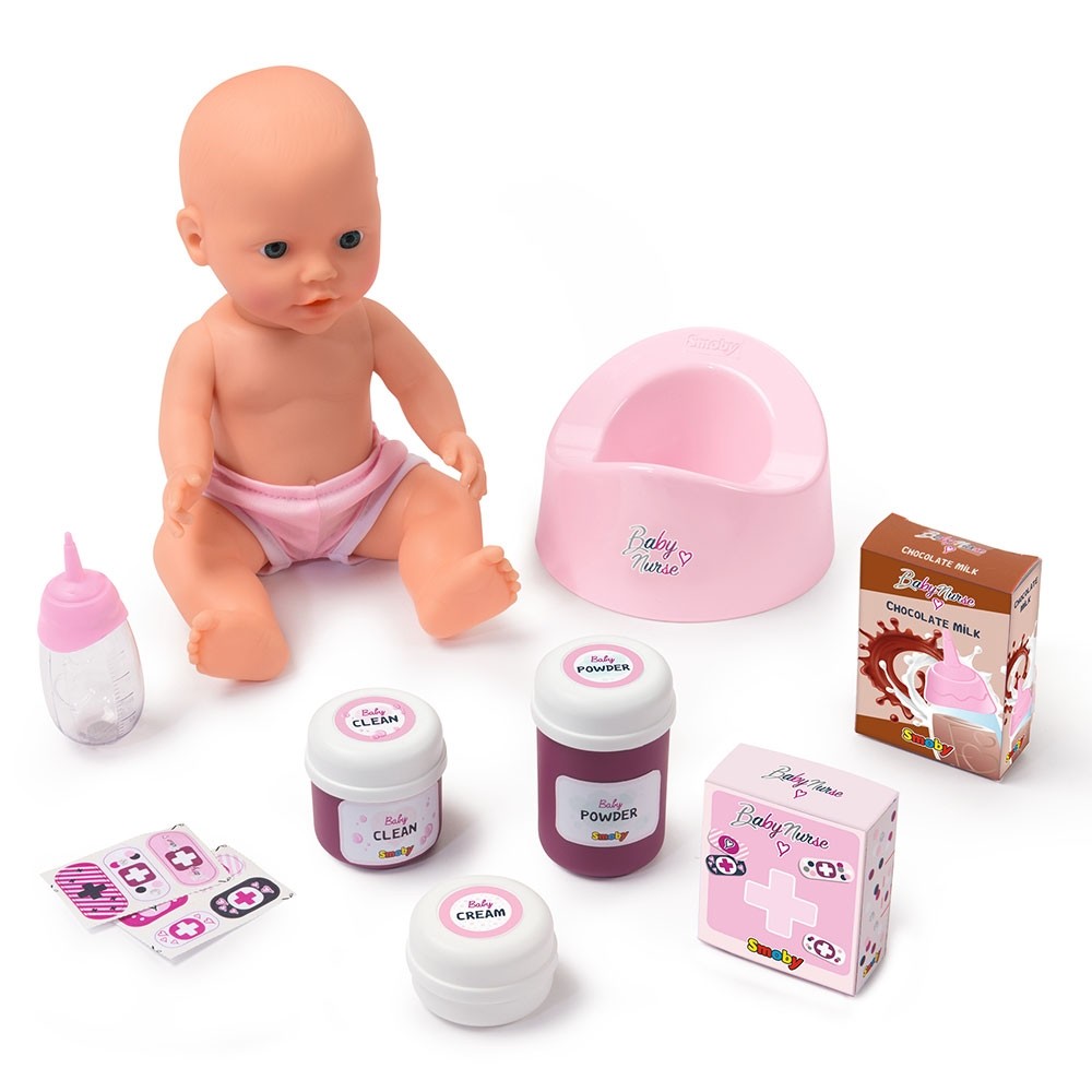 Patut Co-Sleeper pentru papusi Smoby Baby Nurse 2 in 1 image 8