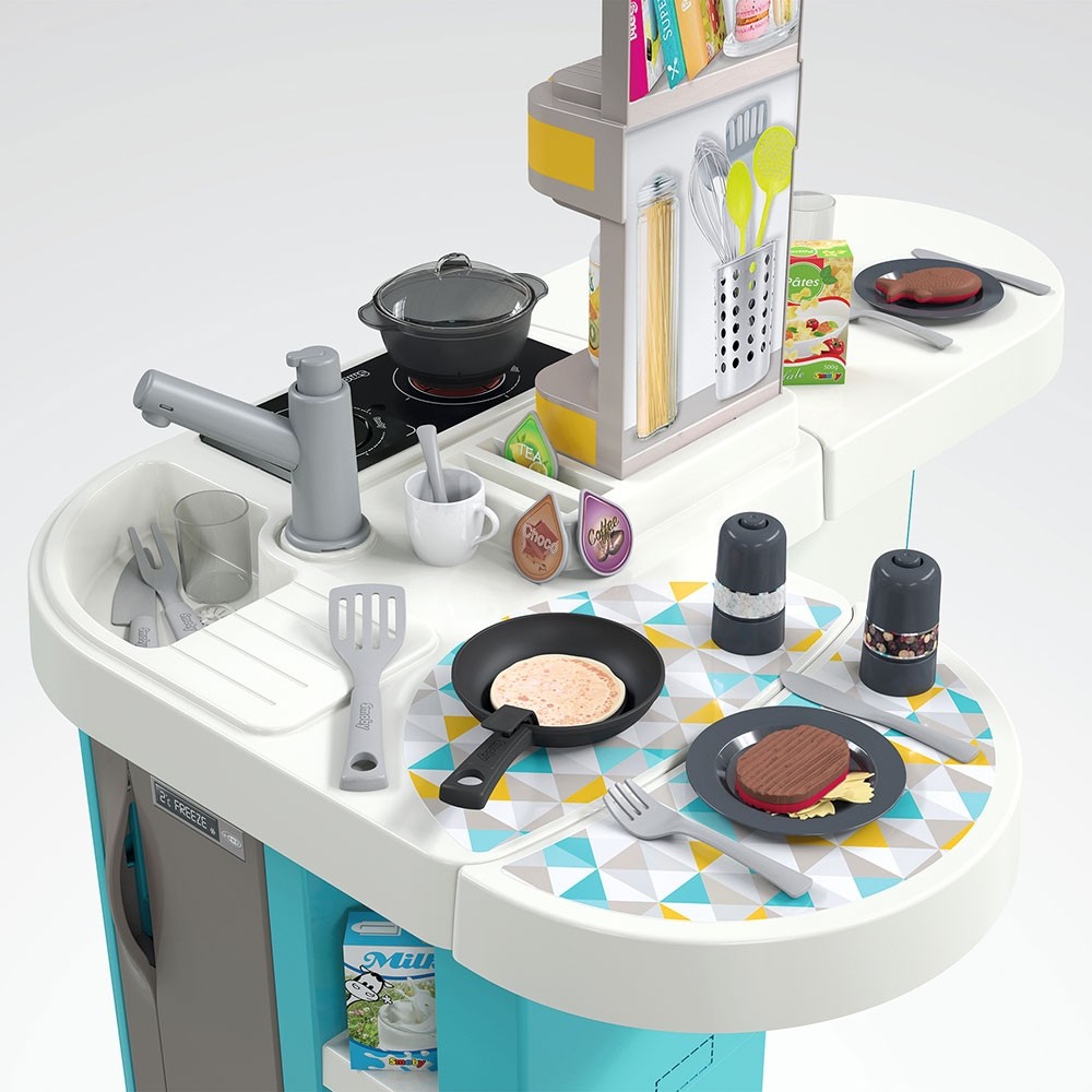 Bucatarie Smoby Tefal Studio XL Bubble albastru image 7