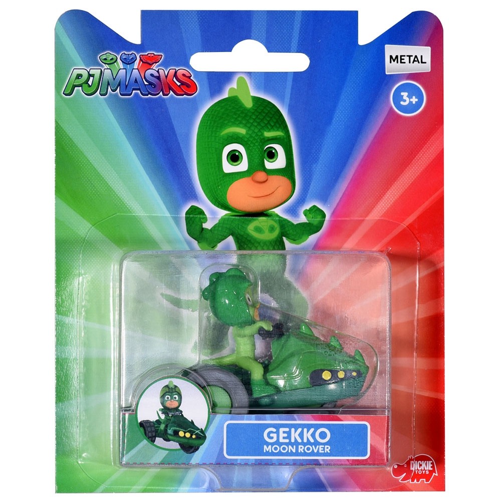 Motocicleta Dickie Toys Eroi in Pijama Moon Rover cu figurina Gekko image 1