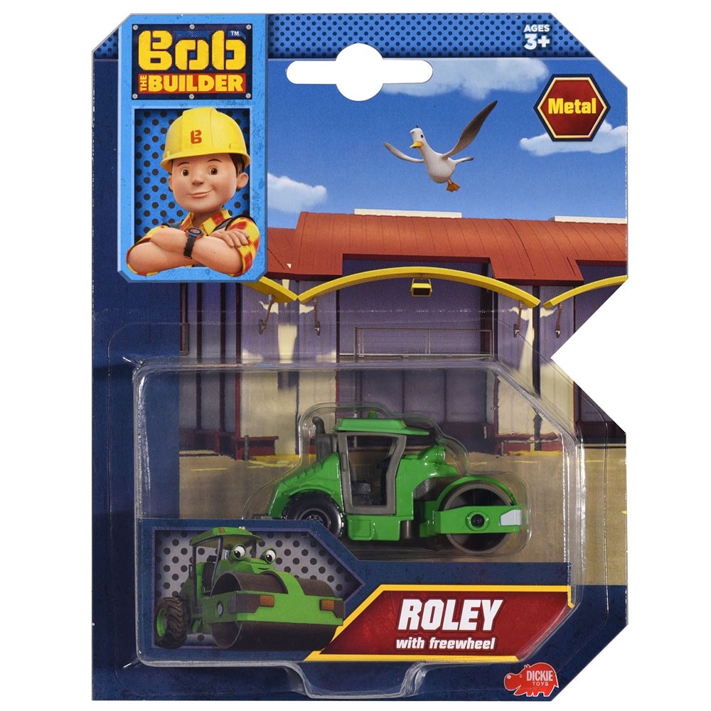 Masina cilindru compactor Dickie Toys Bob Constructorul Roley image 1