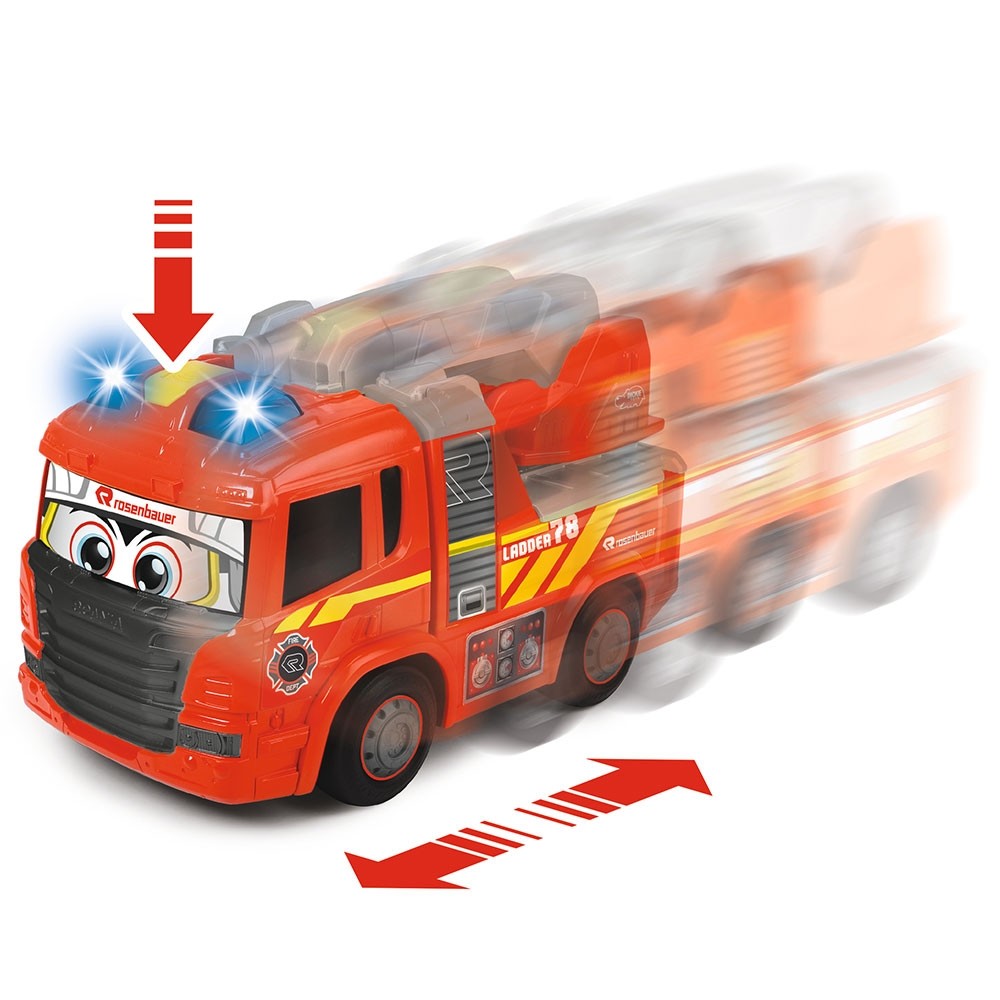 Masina de pompieri Dickie Toys Happy Scania Fire Truck image 1